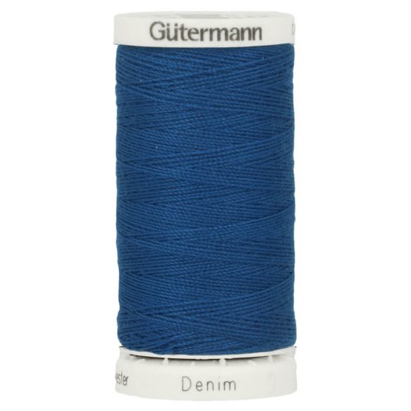 Gütermann jeans (denim) naaigaren - 100 meter- col. 6756 - blauw